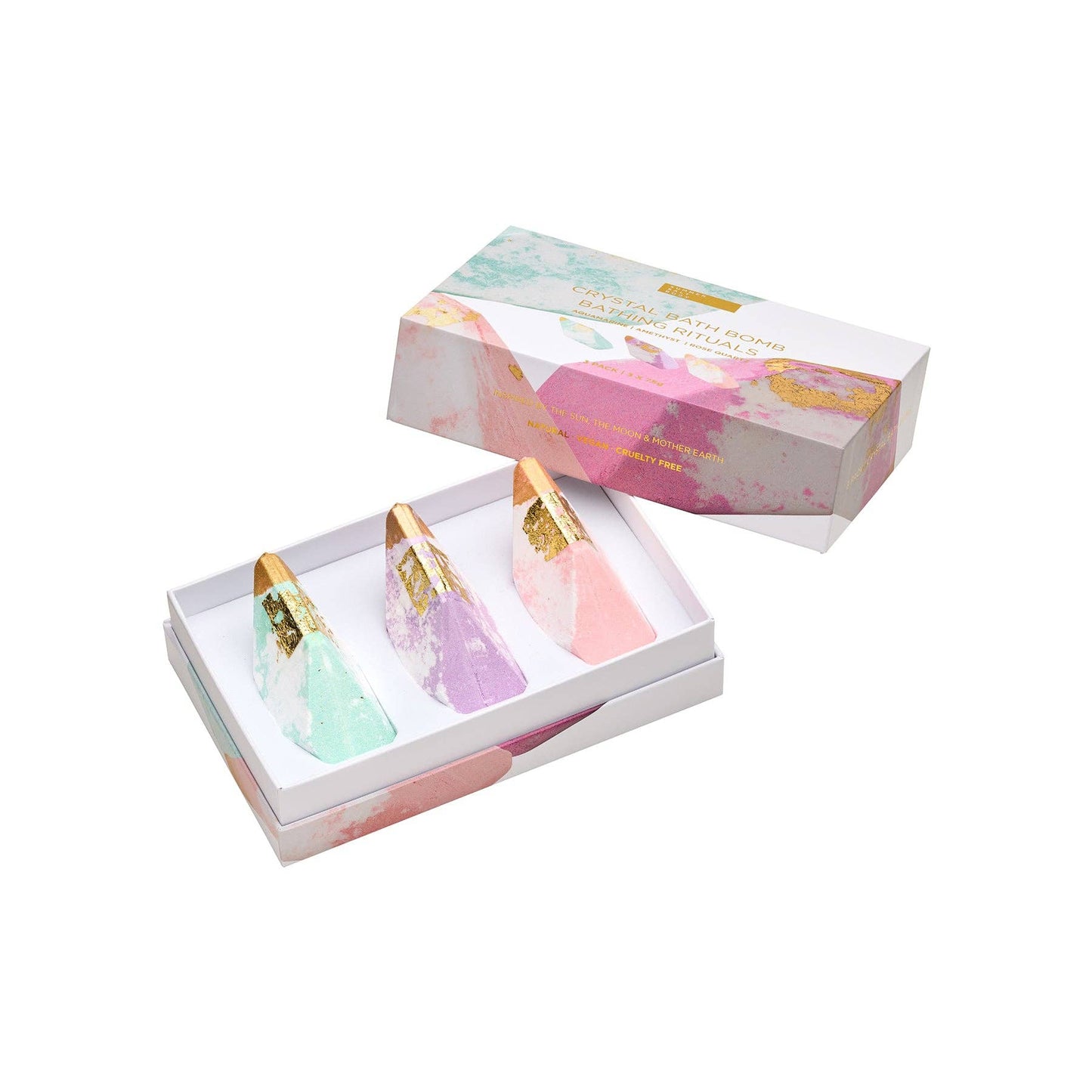 Crystal Bath Bomb Set