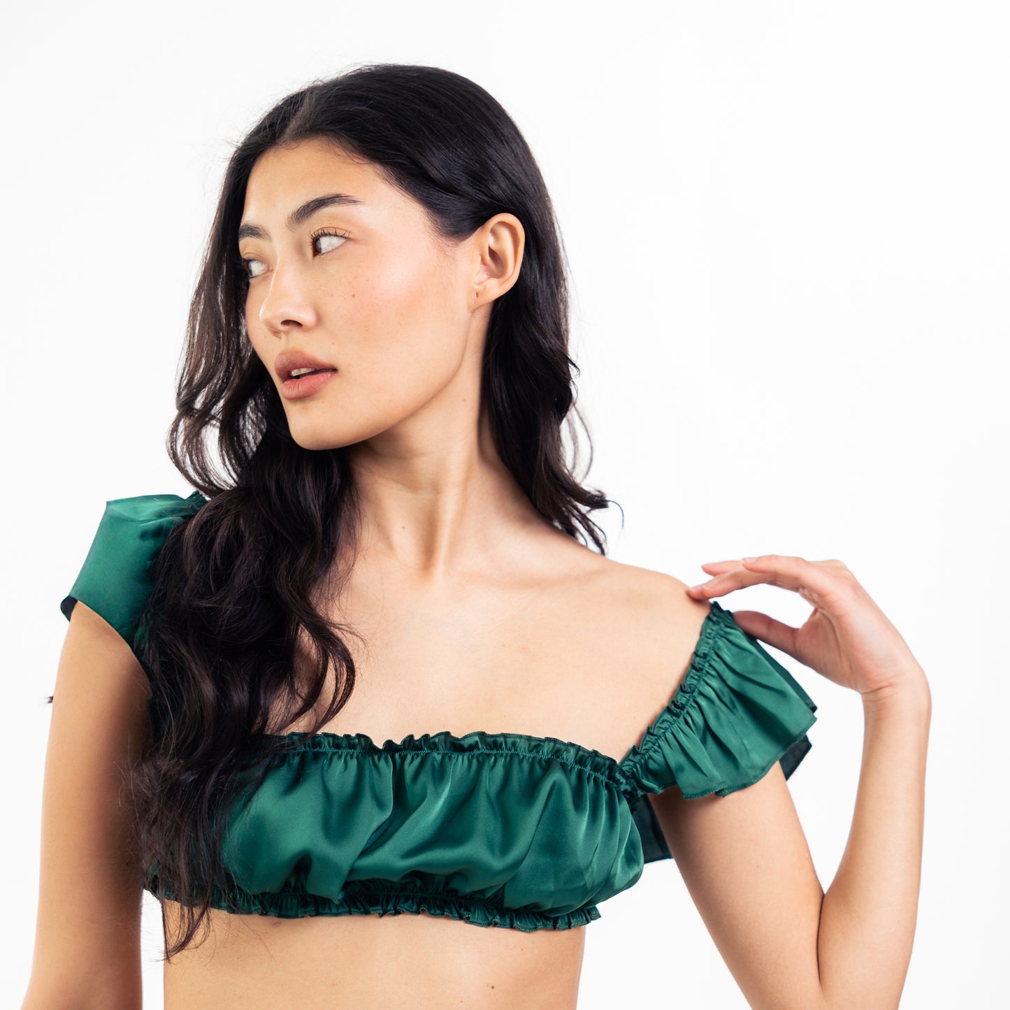 Emerald Dream – Seiden-Lingerie-Set
