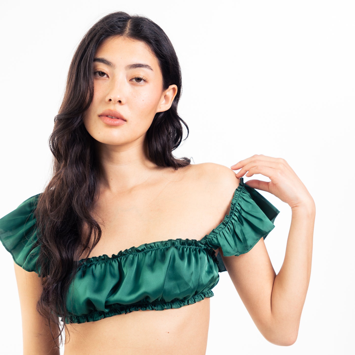 Emerald Dream – Seiden-Lingerie-Set