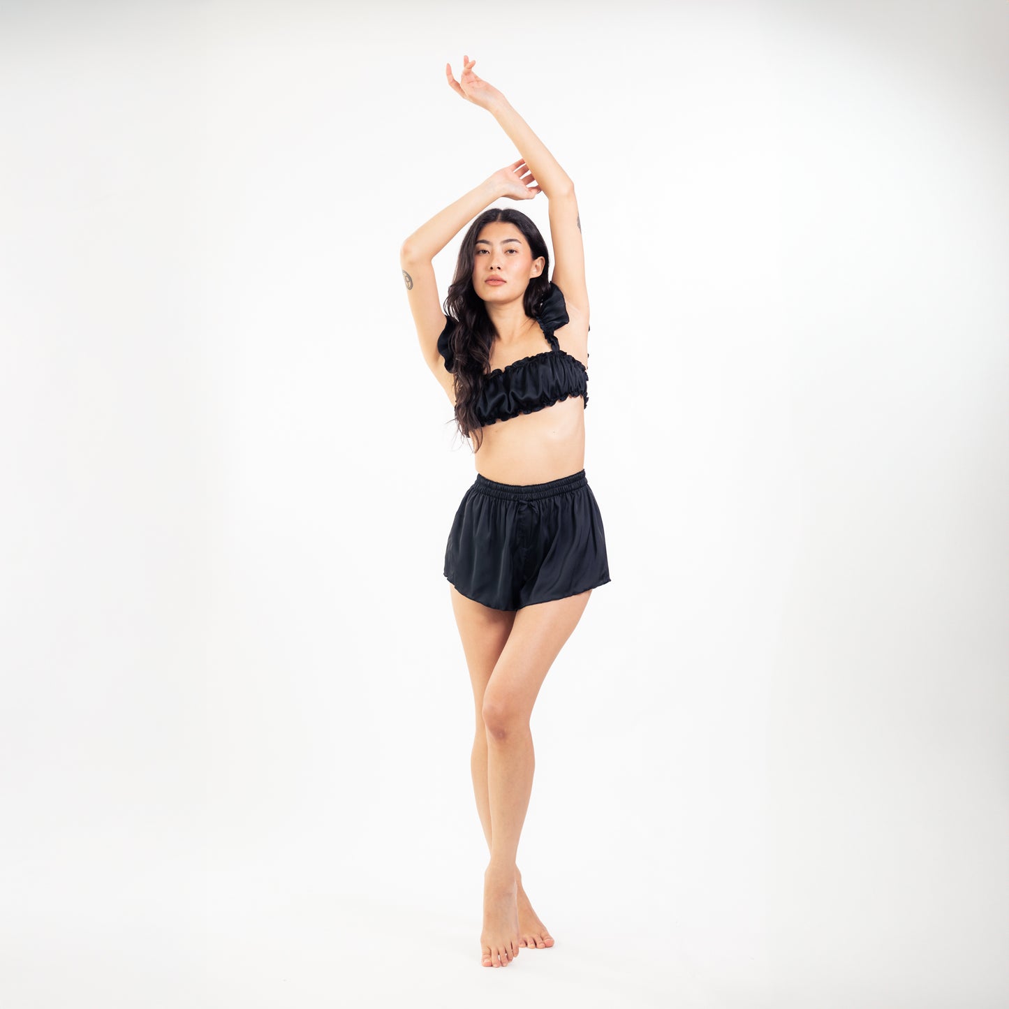 Noir Dream – Seiden-Lingerie-Set