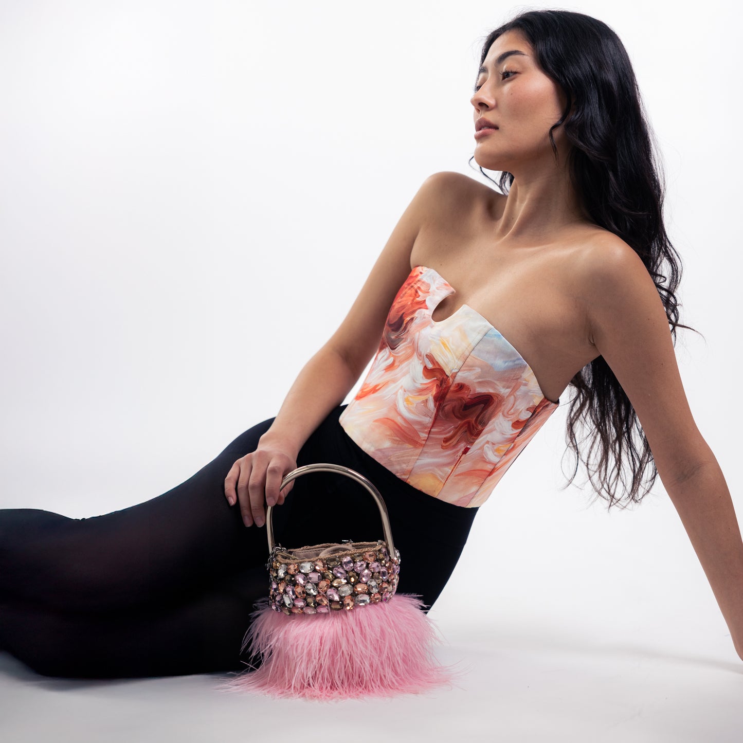 Honey Peach Sunset Corset