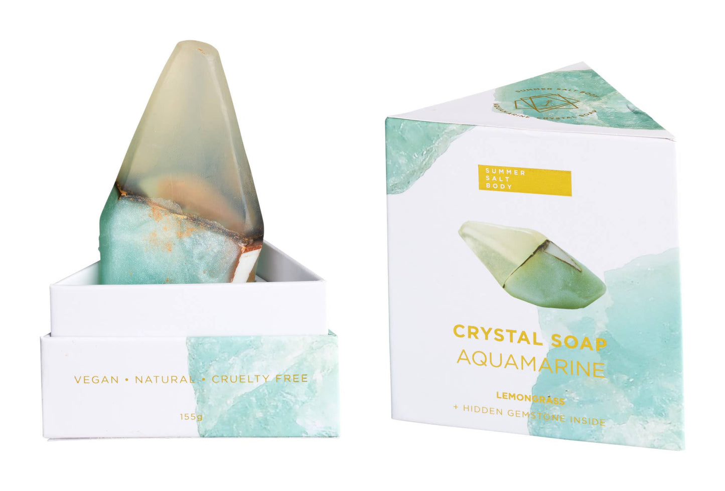 Crystal Soap – Aquamarine & Lemongrass