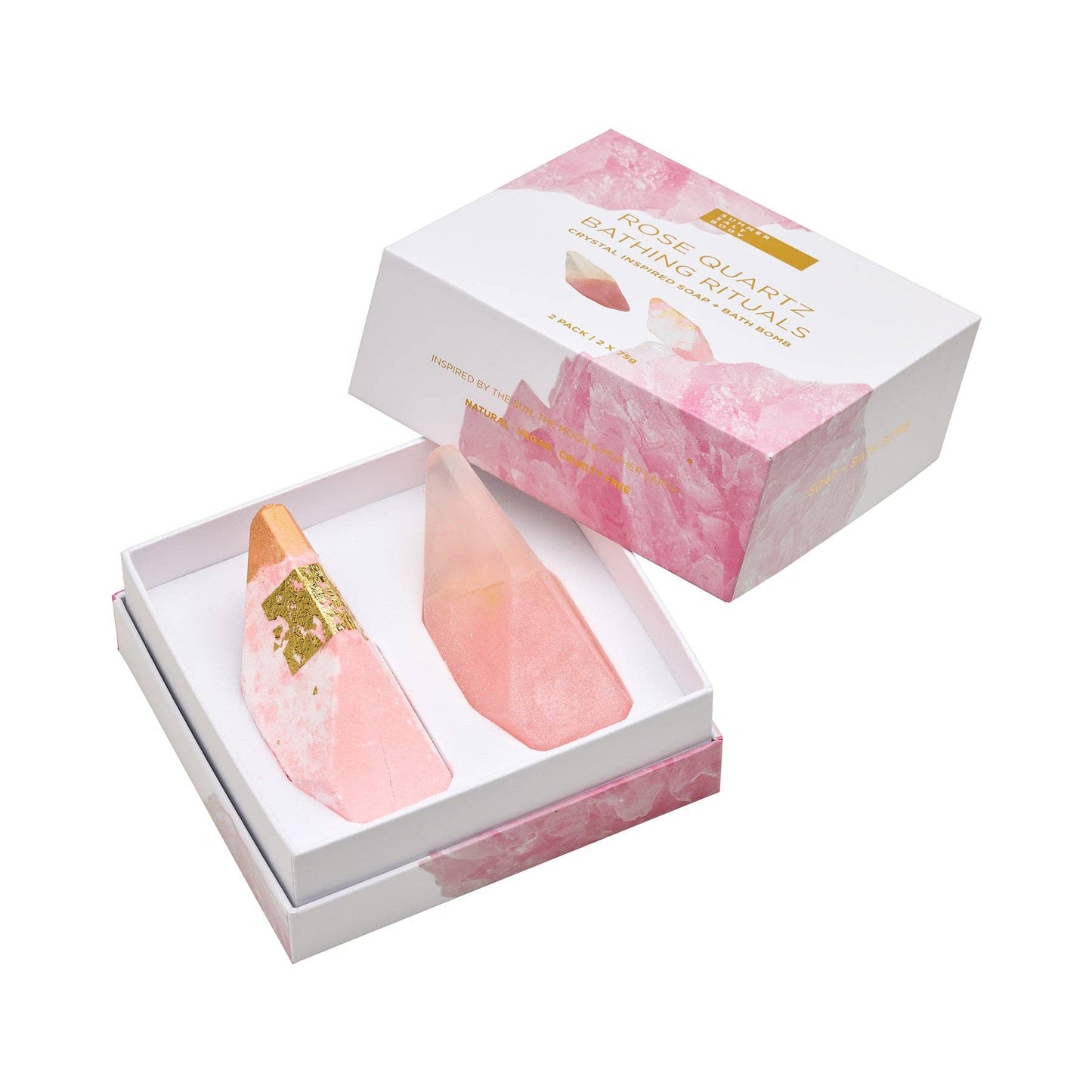 Rose Quartz Spa Gift Set