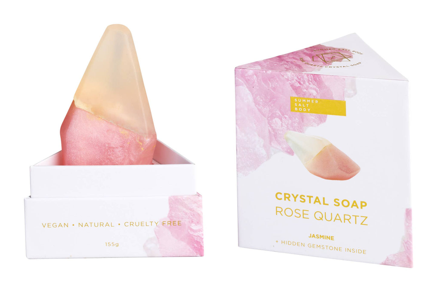 Crystal Soap – Rose Quartz & Jasmine