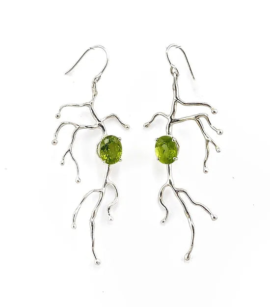 BRANCHY earrings – Amethyst Silver