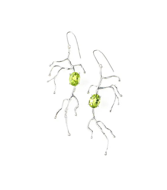 BRANCHY earrings – Amethyst Silver