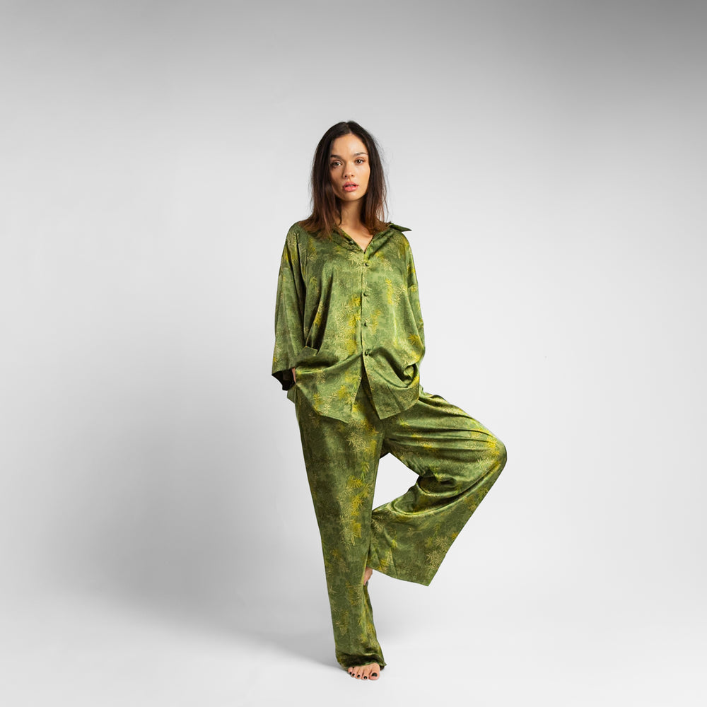 Green Bamboo – Silk Set
