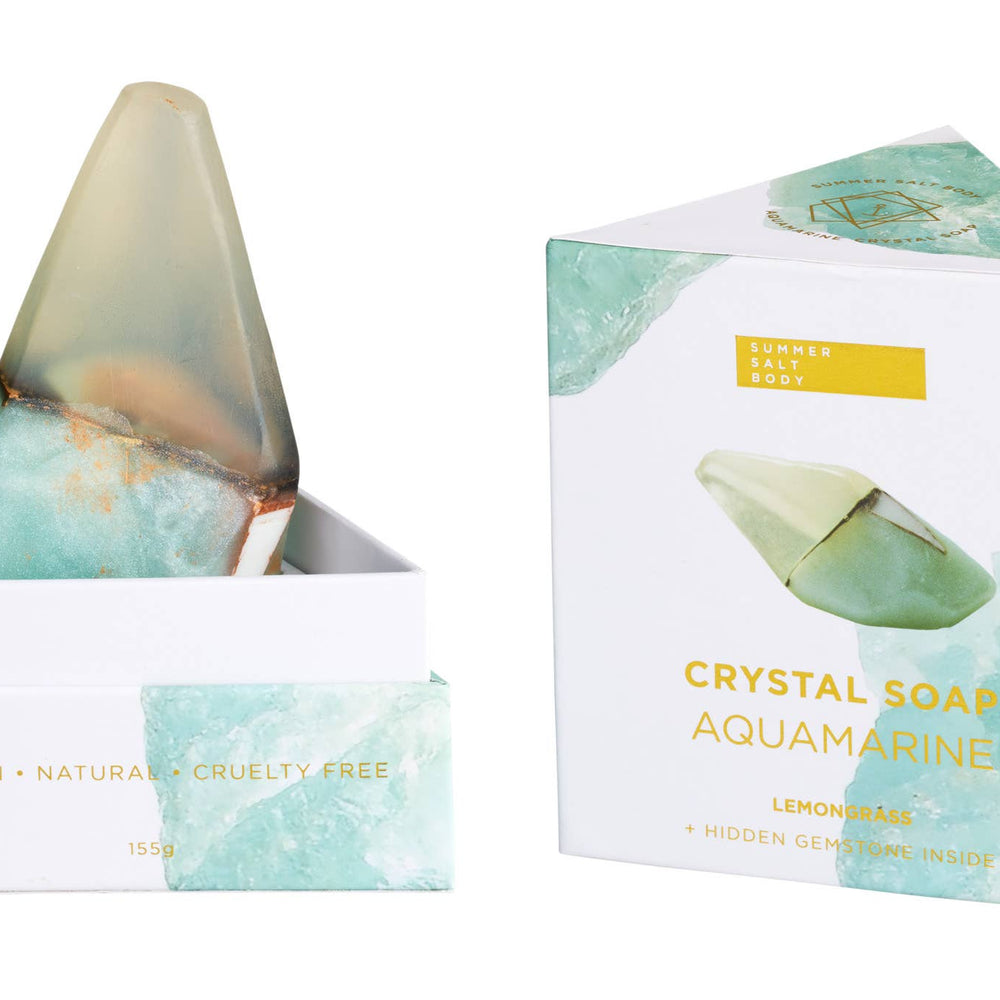 Crystal Soap – Aquamarine & Lemongrass