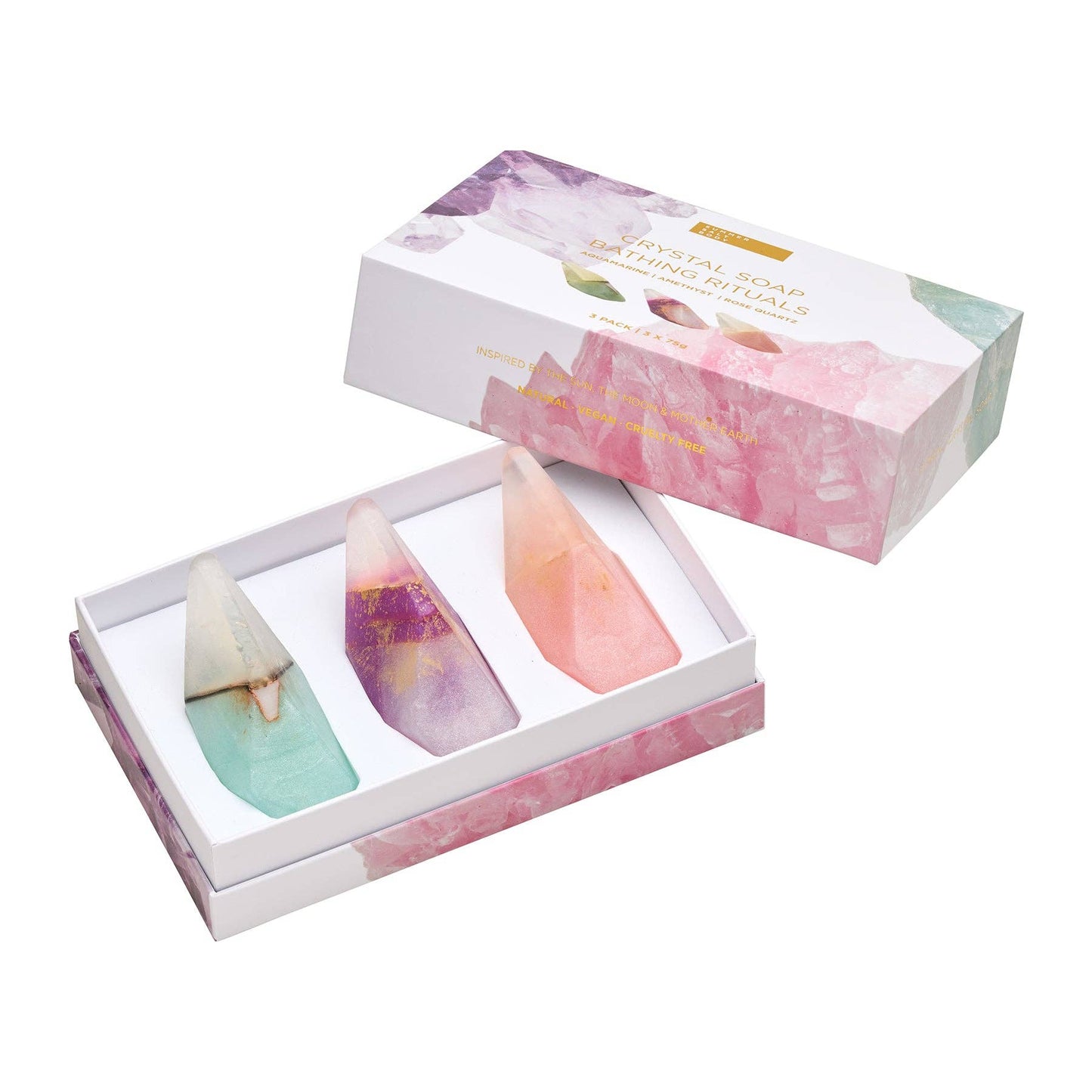 Crystal Soap Trio