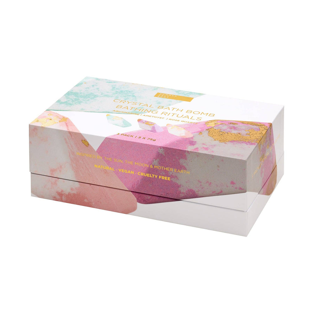 Crystal Bath Bomb Set