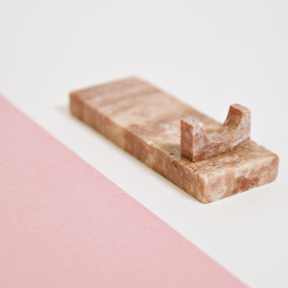 
                      
                        Palo Santo holder - pink travertine
                      
                    