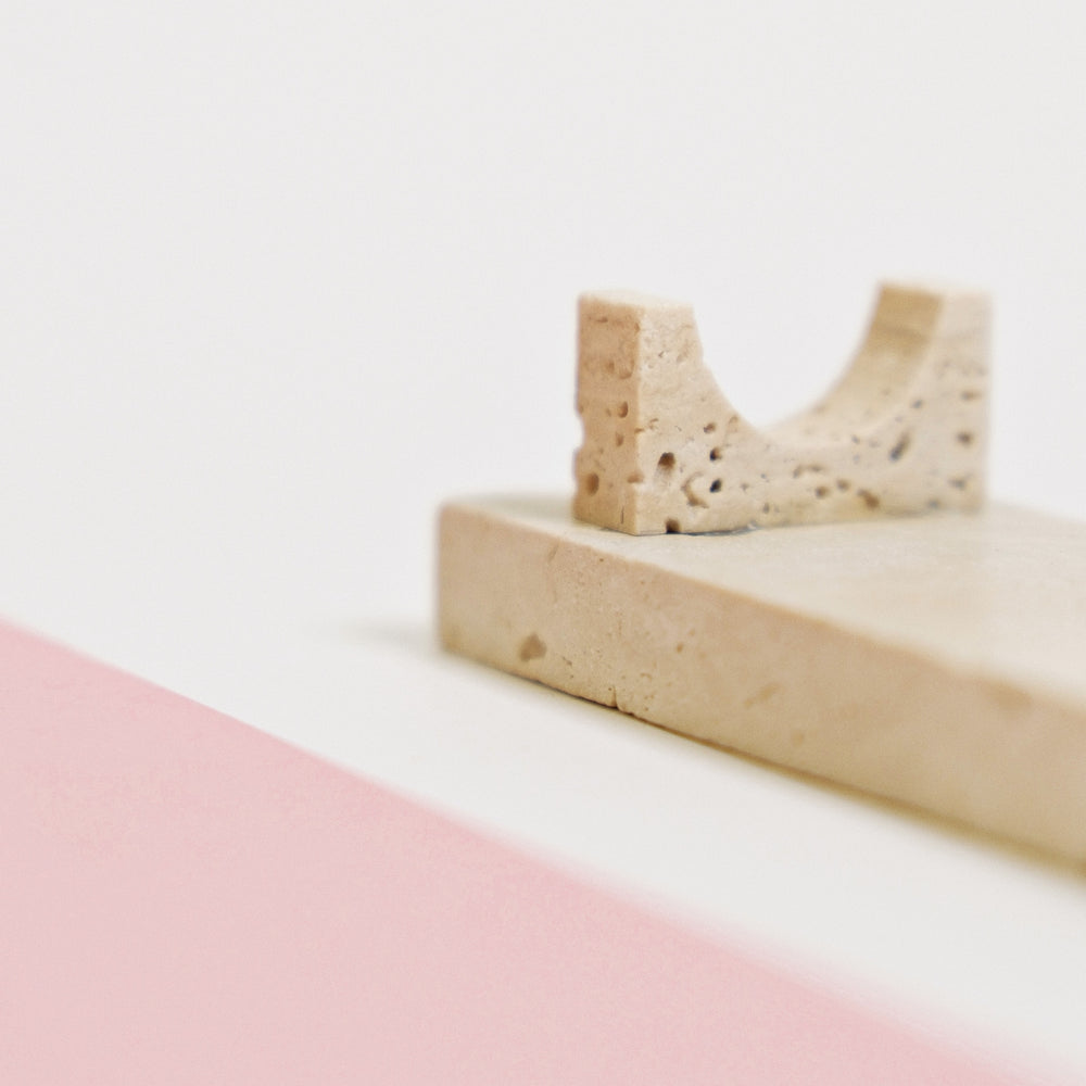 
                      
                        Palo Santo holder - beige travertine 
                      
                    