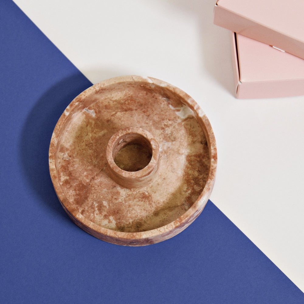 
                      
                        Palo Santo/candle holder - pink travertine
                      
                    