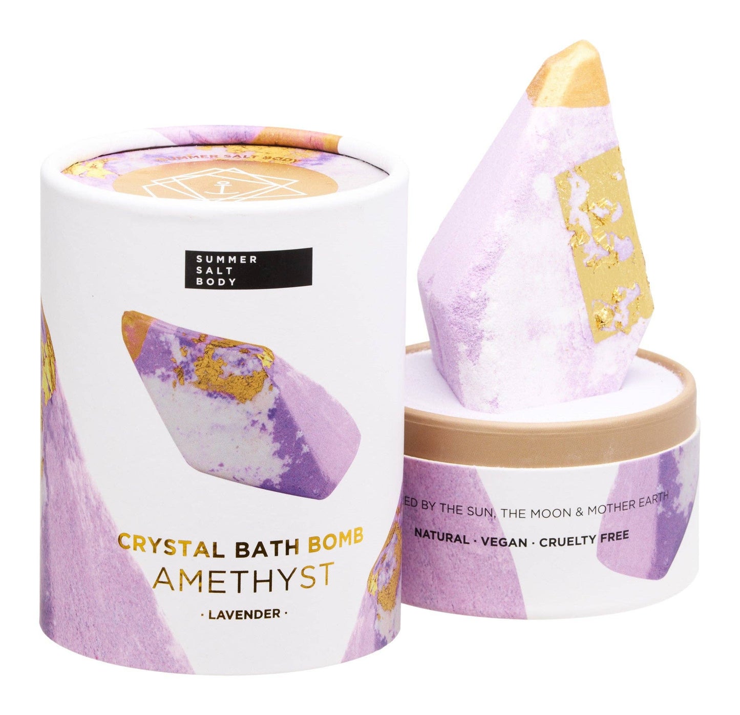 Amethyst Badebombe – Lavendel