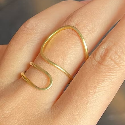 LULU Ring – Vergoldet