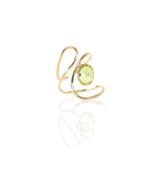LULU Ring – Vergoldet mit Peridot