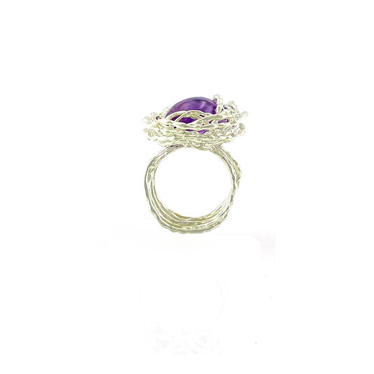 MAUREEN Ring – Silber mit Amethyst