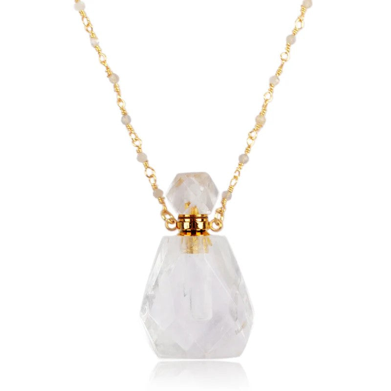 
                      
                        Perfume Bottle Necklace - Quartz
                      
                    